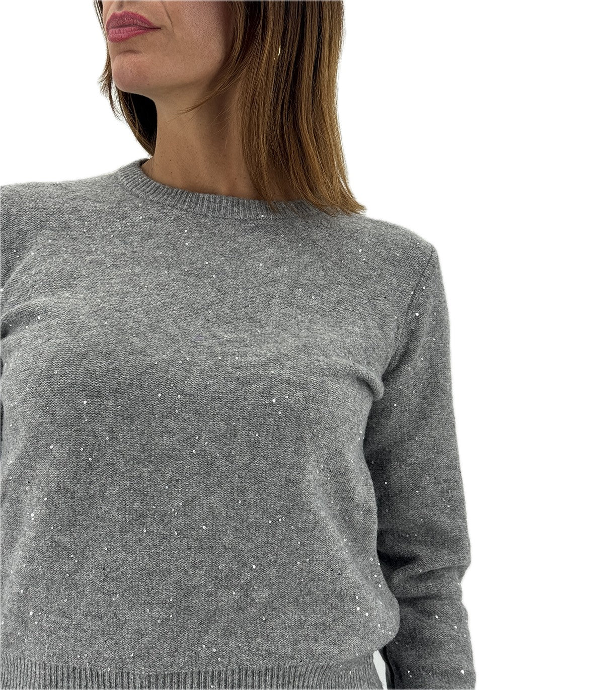Maglia con paillette