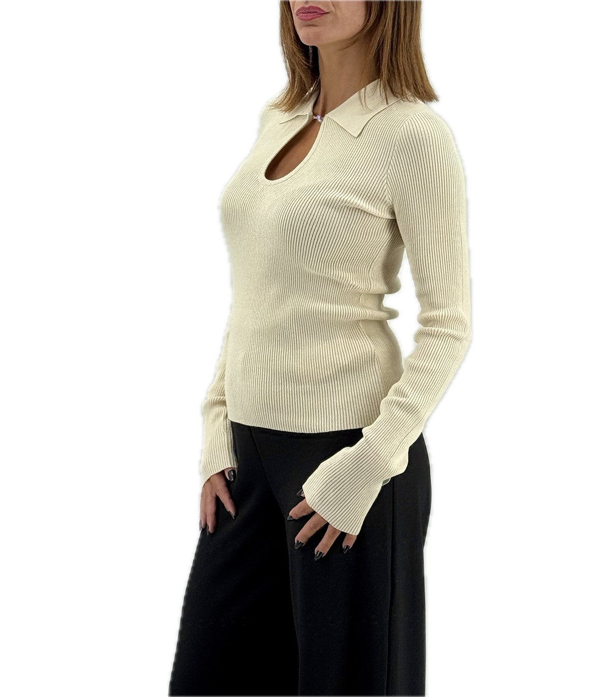 Maglia aderente Donna Emme Marella Plume