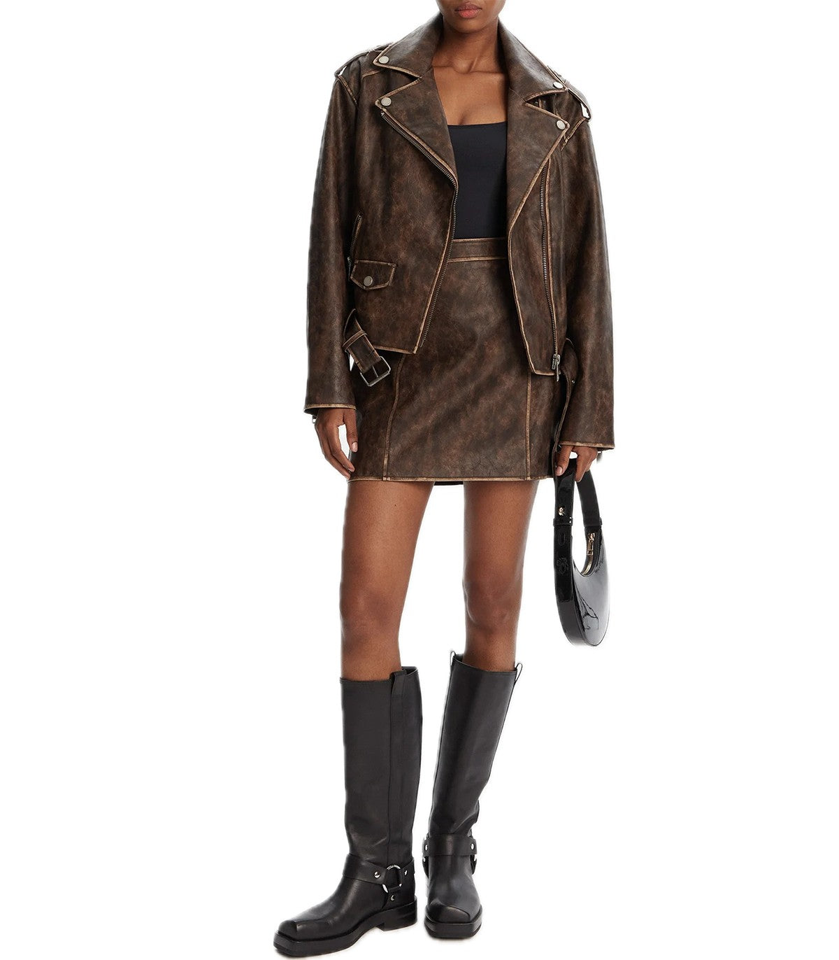 Giubbotto di pelle Guess