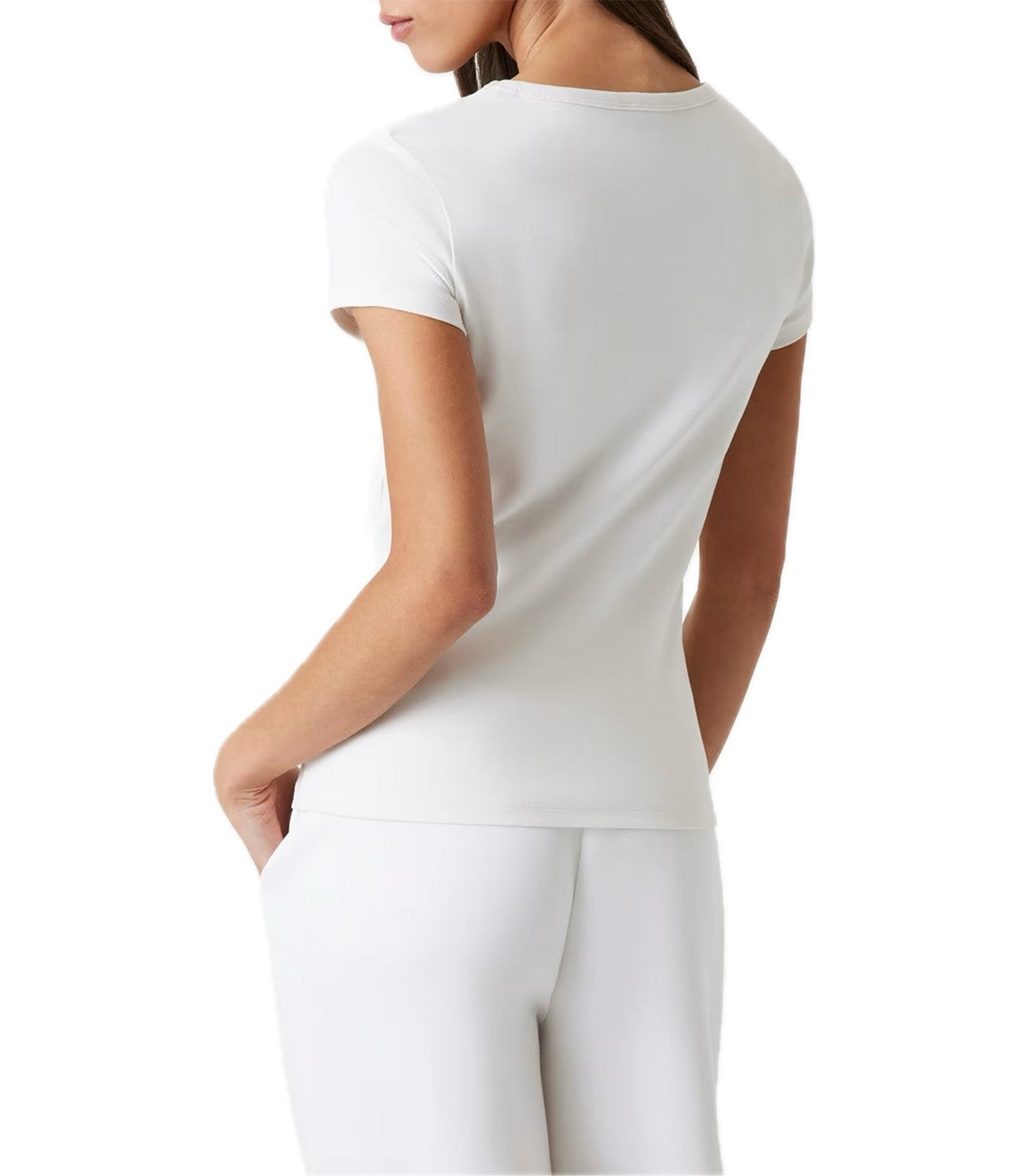 T-shirt con strass Donna Guess