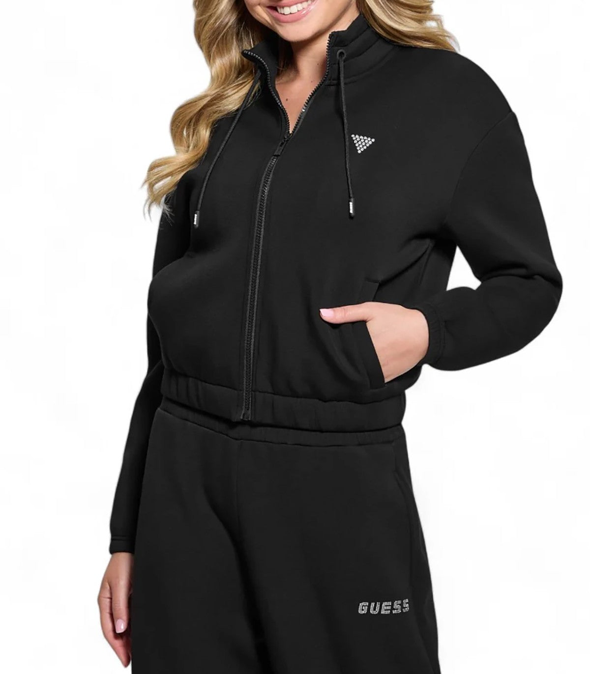 Felpa full zip Donna Guess