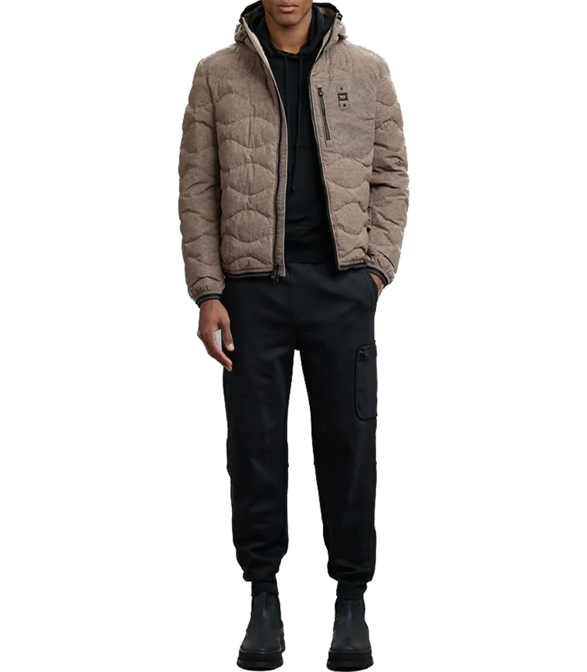 Piumino Uomo Blauer Wave