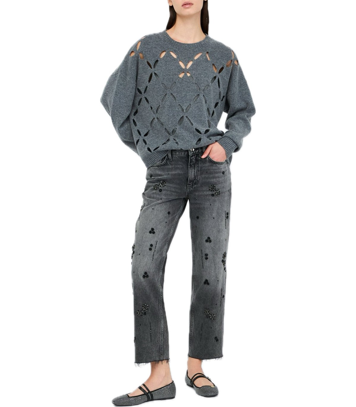 Maglione lana con cut-out Liu Jo
