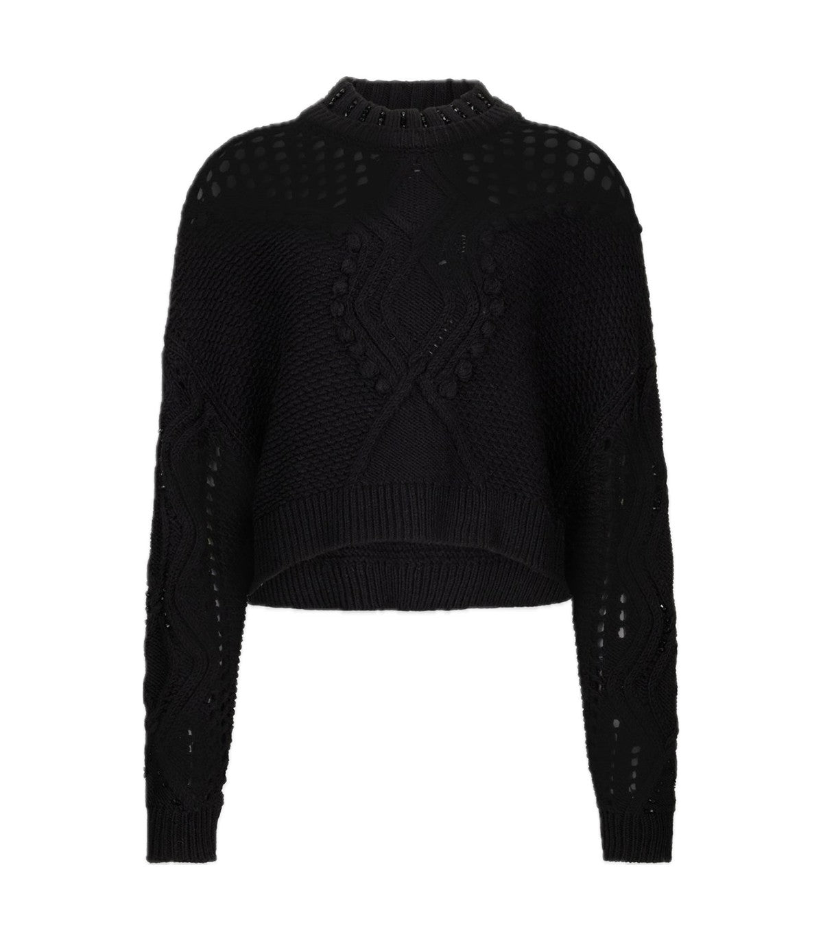 Maglia in lana con traforature Liu Jo