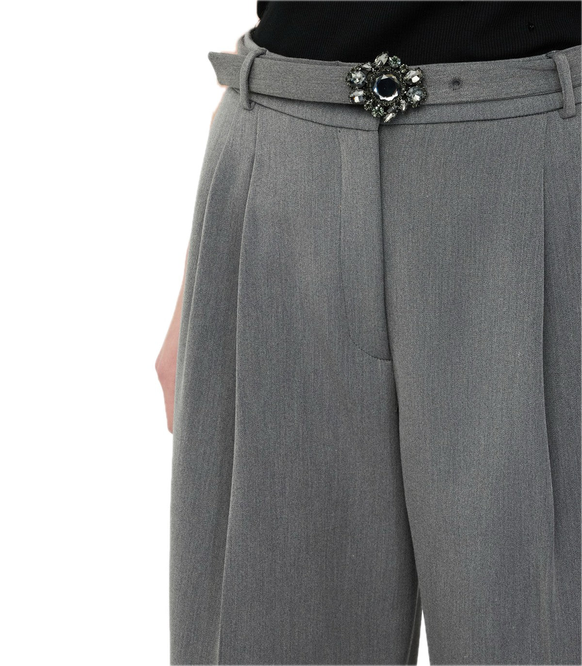 Pantaloni palazzo con cintura Liu Jo