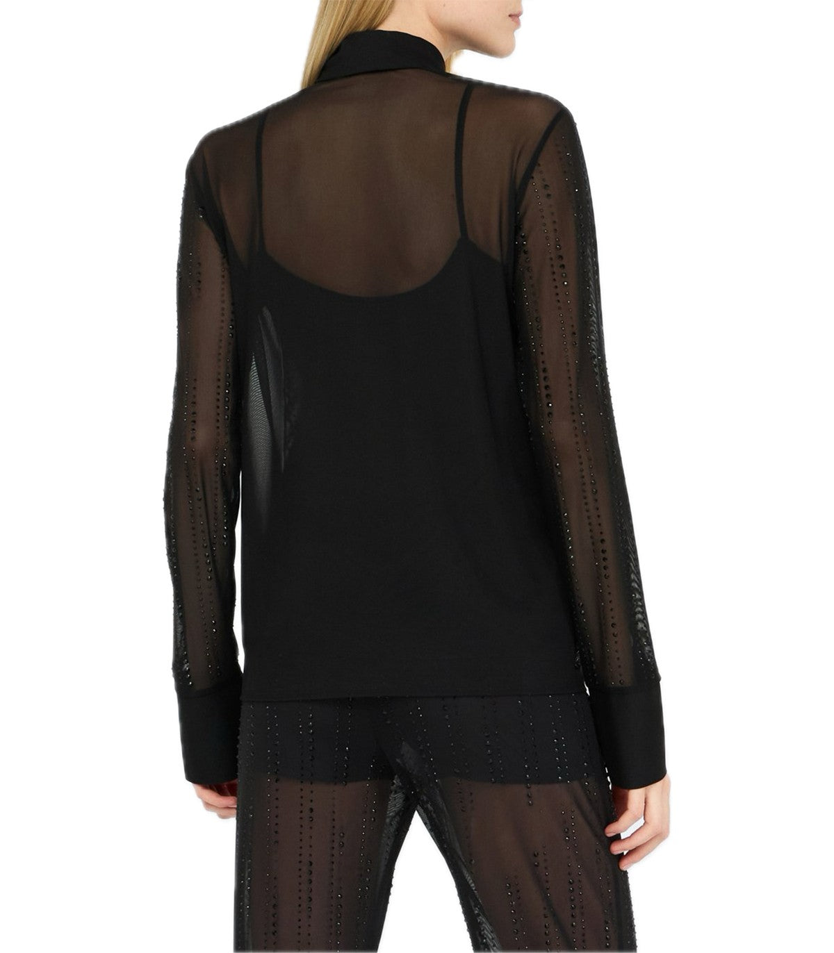 Camicia in tulle con strass Liu Jo