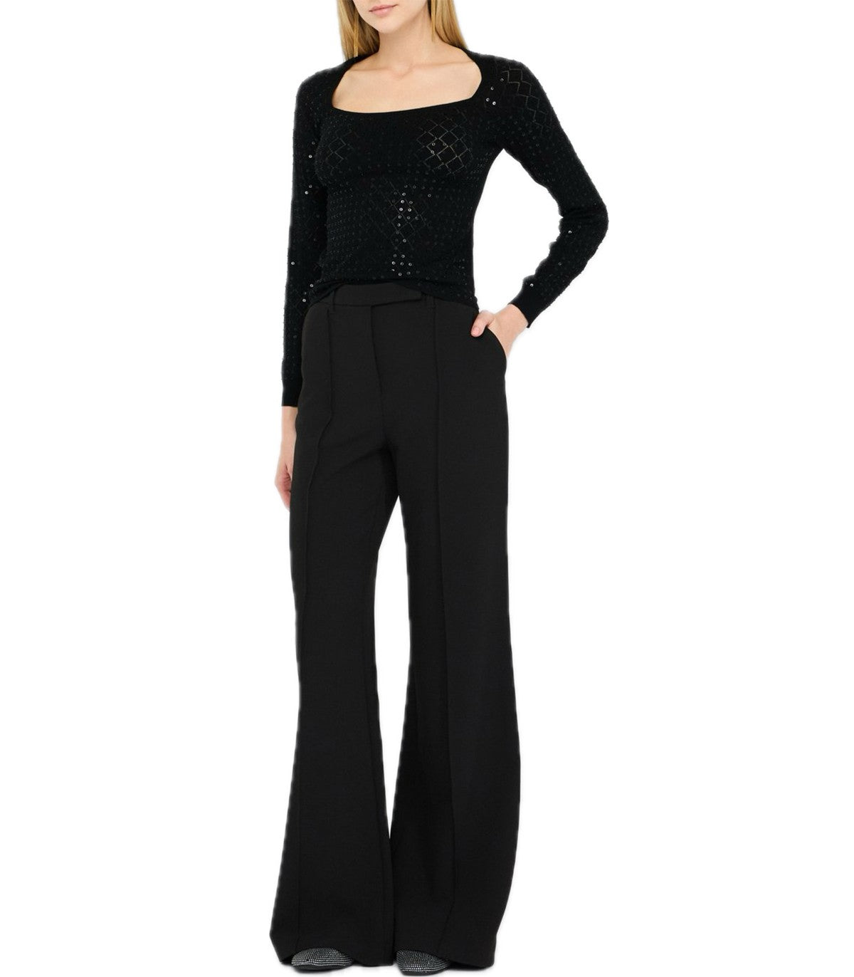 Pantaloni flare in cady Liu Jo