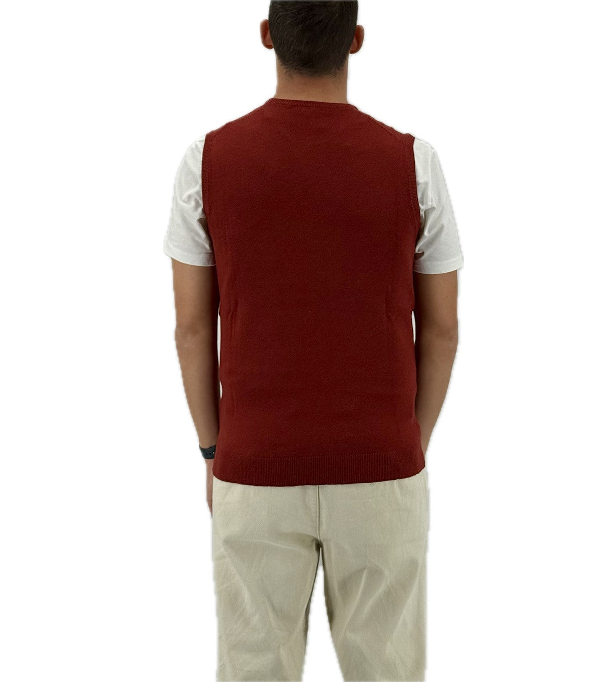 Gilet misto lana Uomo Union