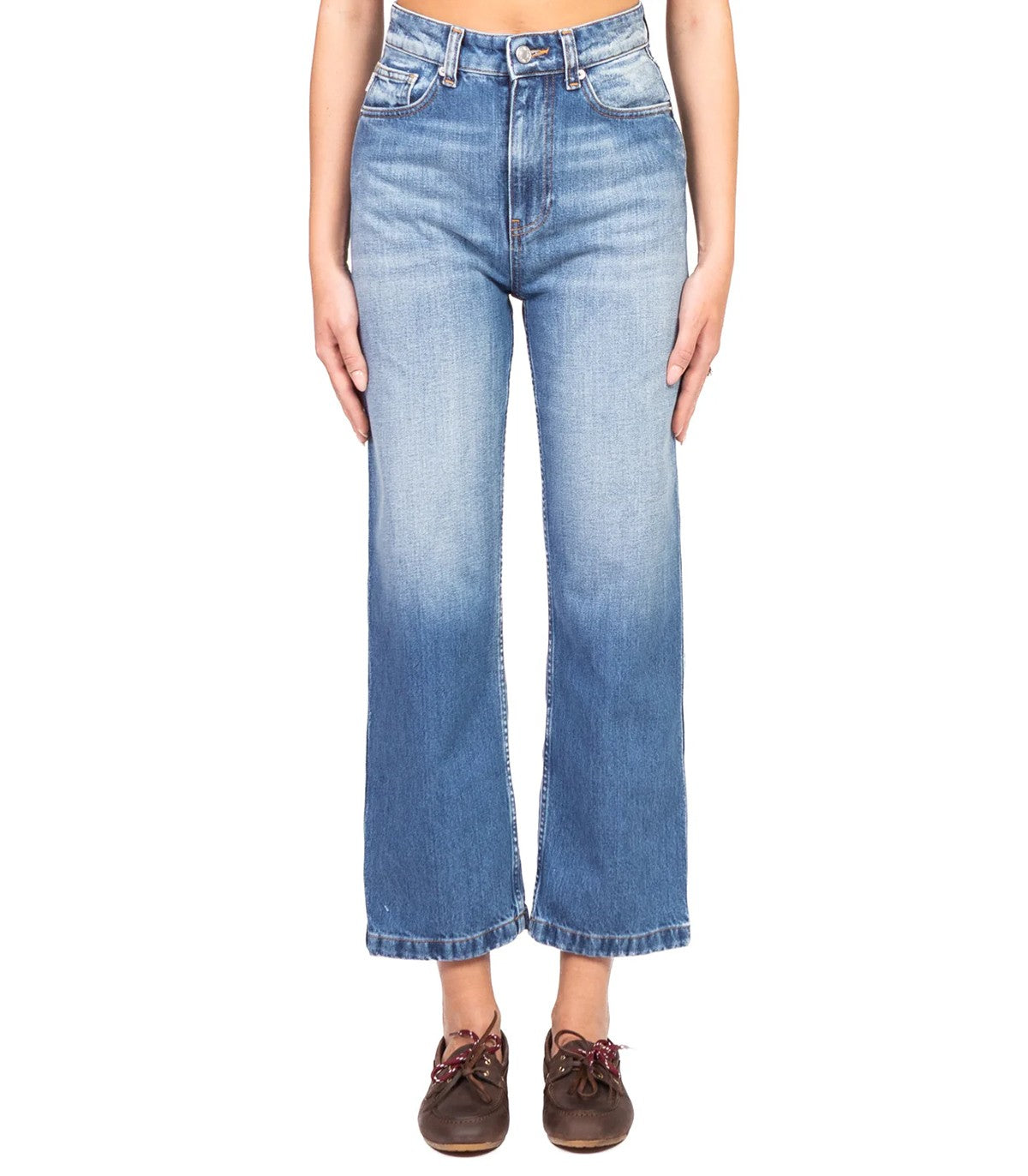 Jeans cropped Donna Vicolo Kate