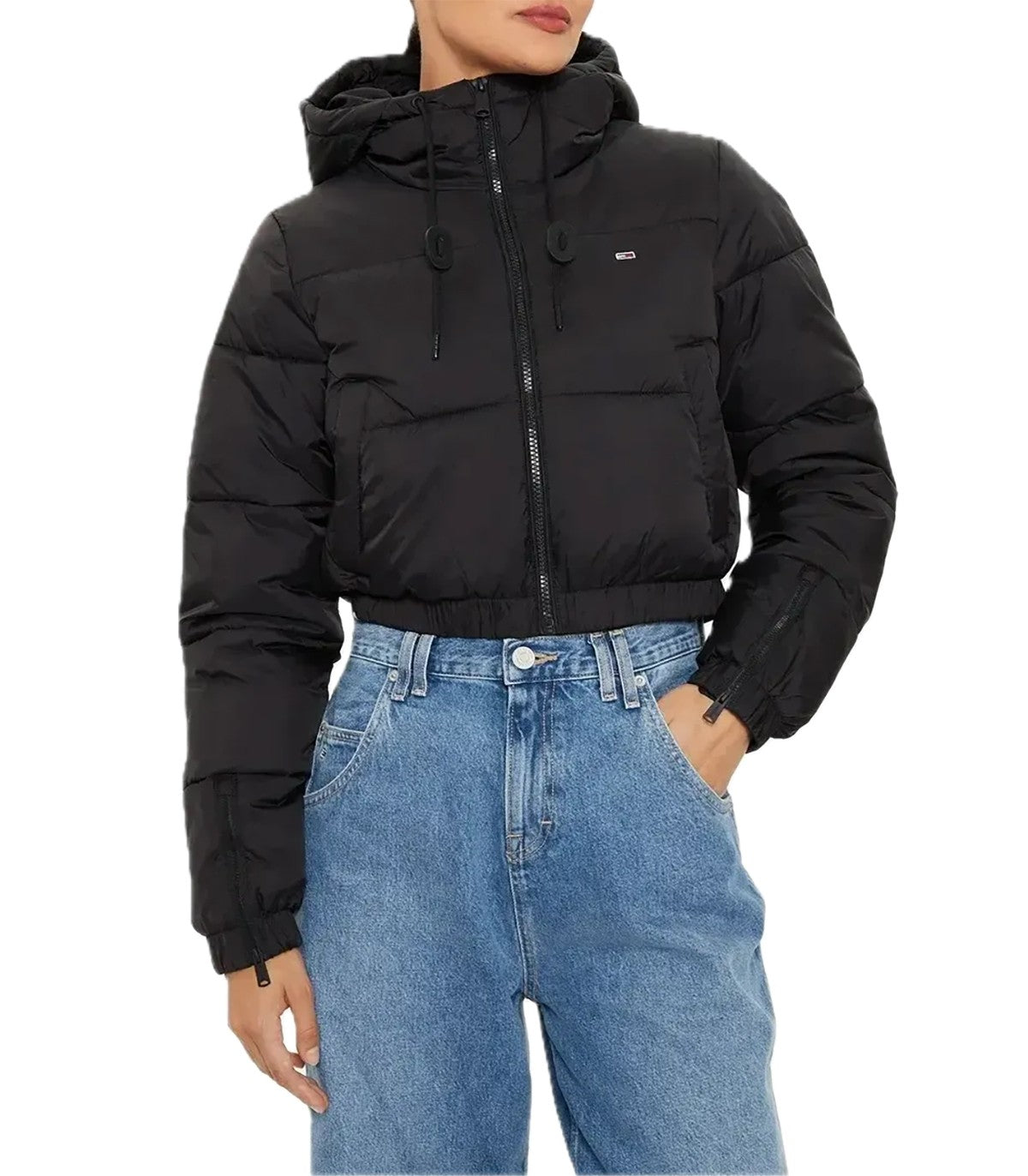Piumino cropped Donna Tommy Jeans