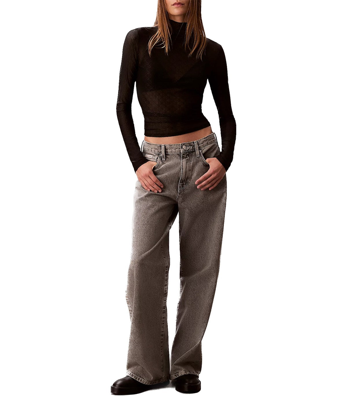 Jeans wide leg Donna Calvin Klein