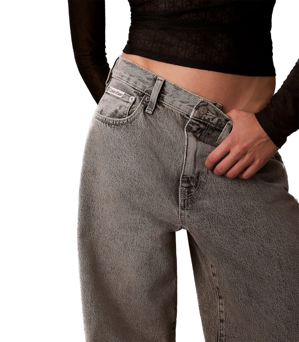 Jeans wide leg Donna Calvin Klein