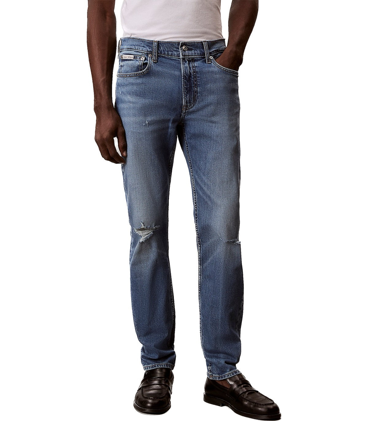 Jeans slim taper Uomo Calvin Klein