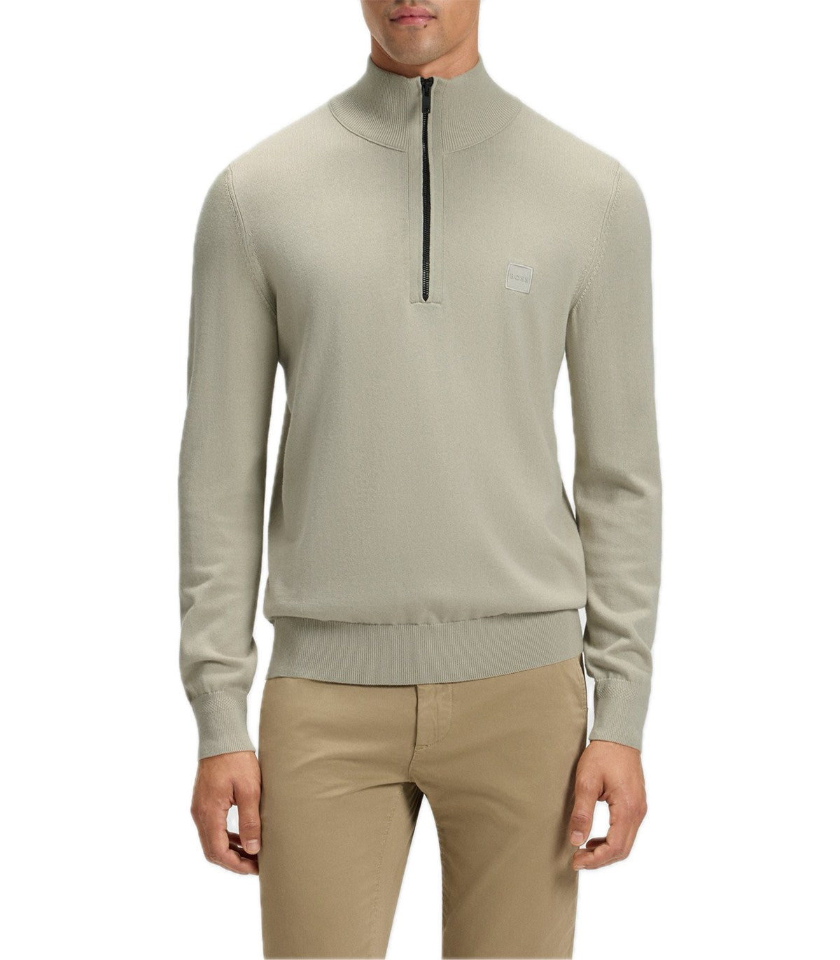 Maglione mezza zip Uomo Boss Kanobix