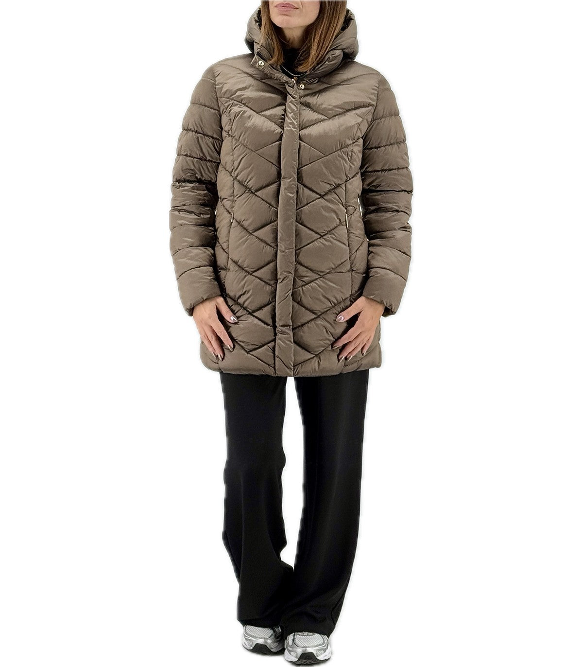 Piumino Donna Virginia Blu Stellata