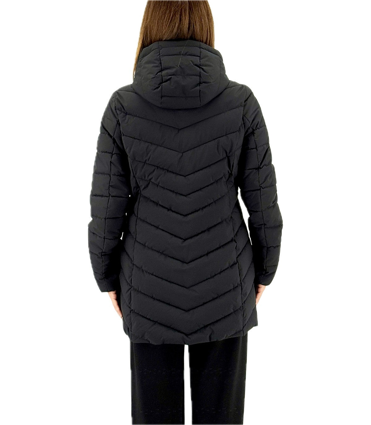 Piumino Donna Virginia Blu Fioritura