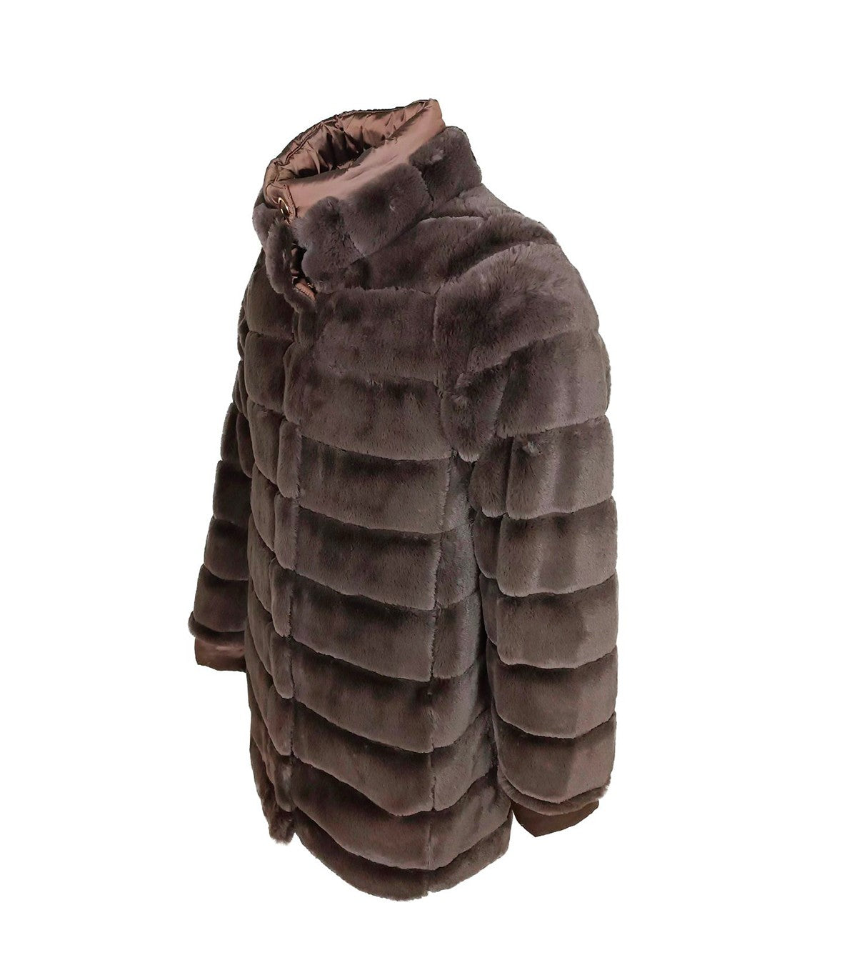 Giaccone in eco pelliccia Donna Virgini