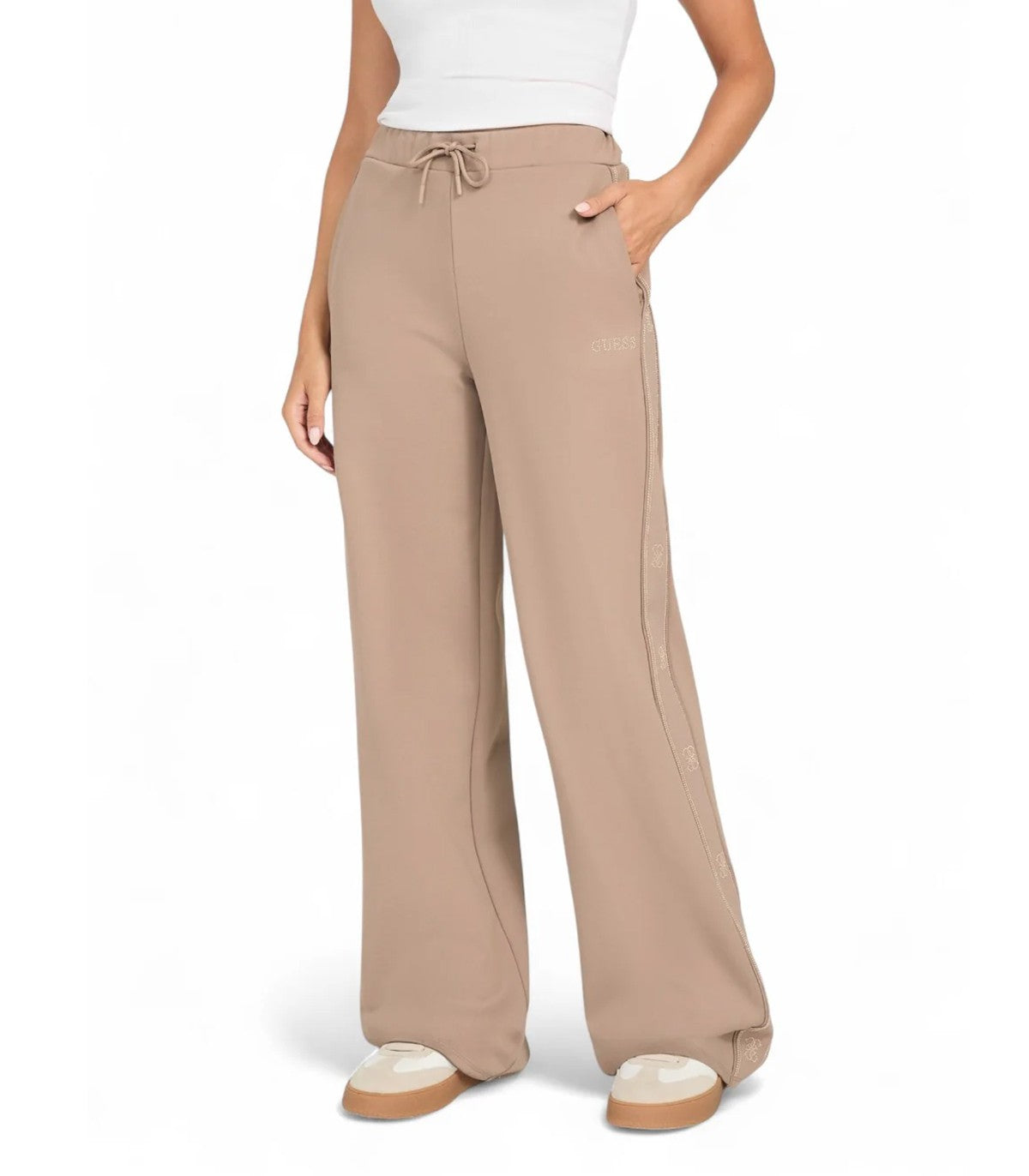 Pantaloni wide Leg Donna Guess
