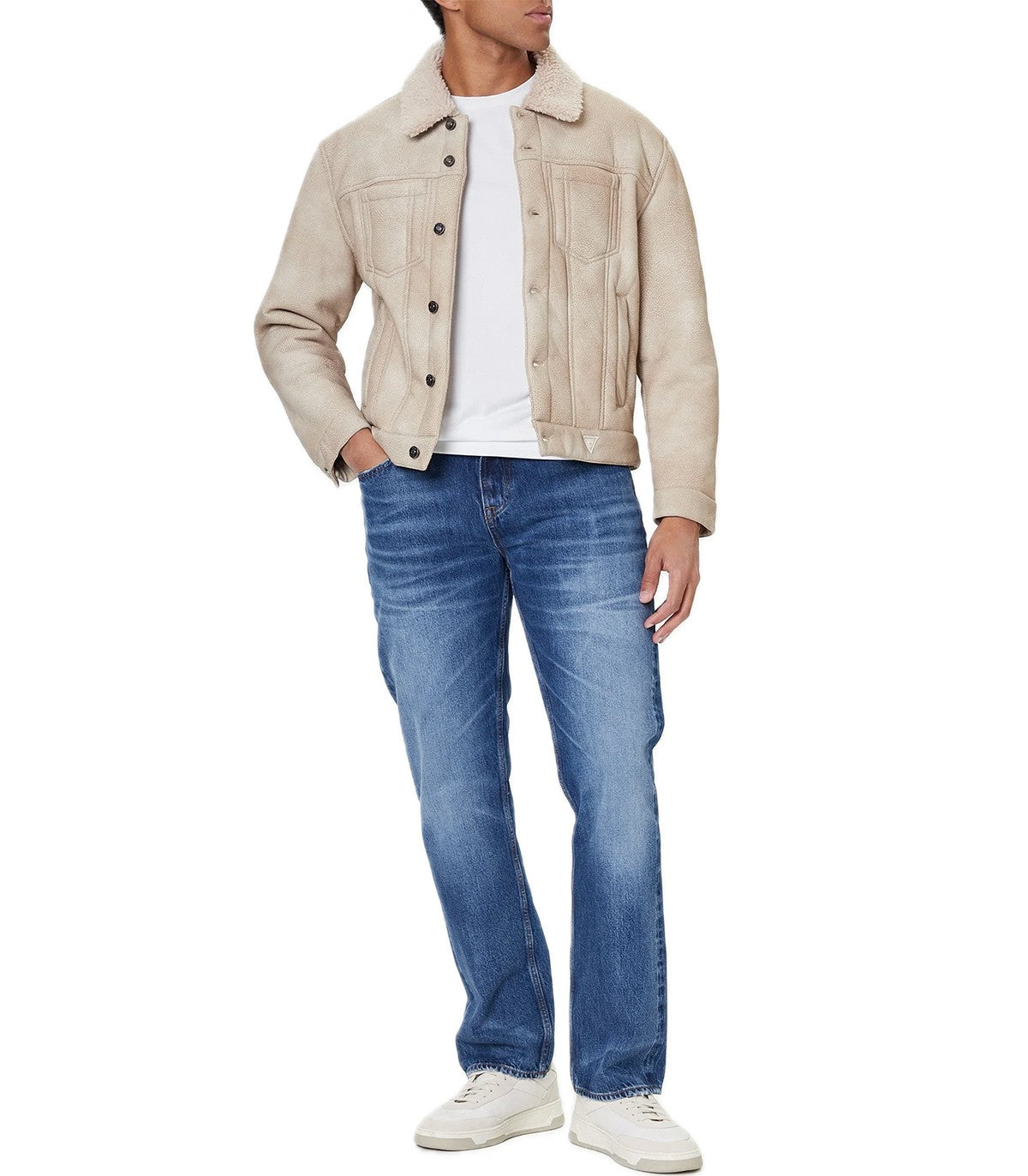 Giubbotto con pelliccia Uomo Guess