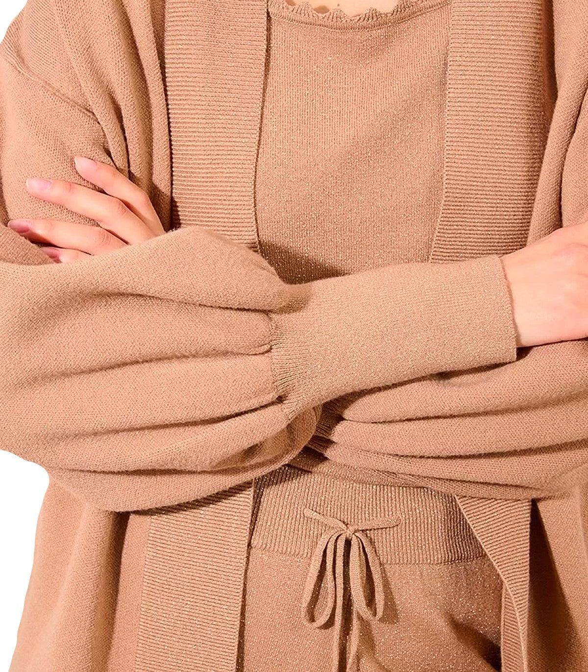 Cardigan lungo con strass Molly Bracken