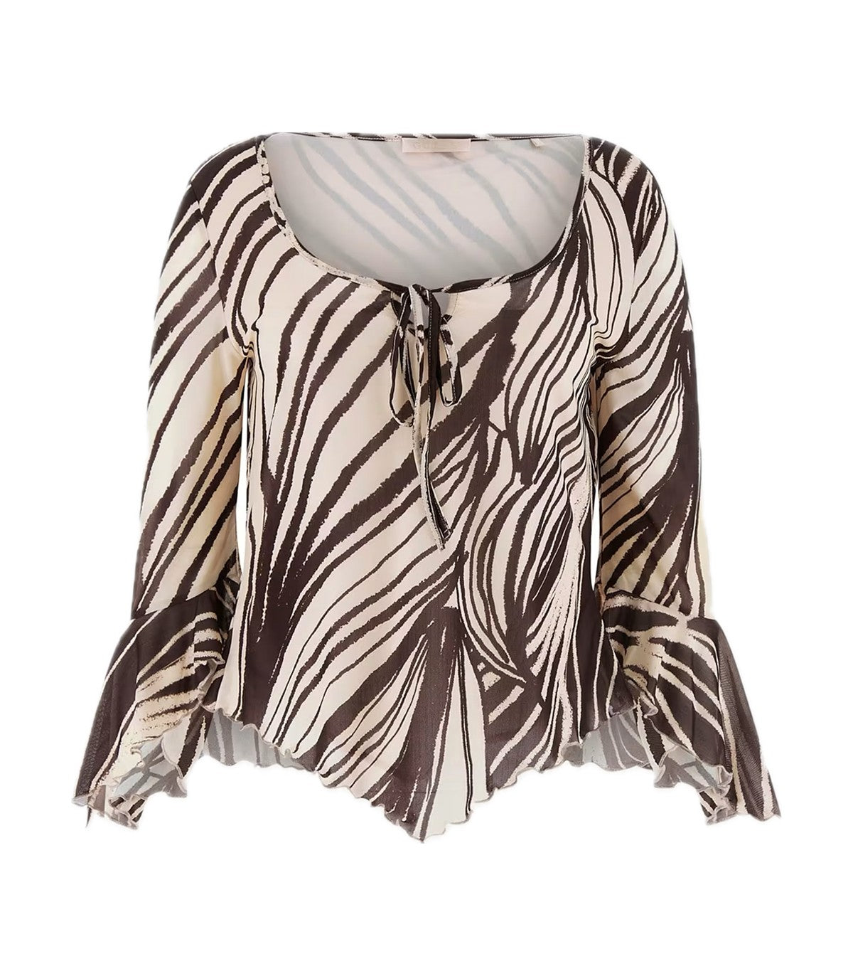 Top stampato zebra Guess