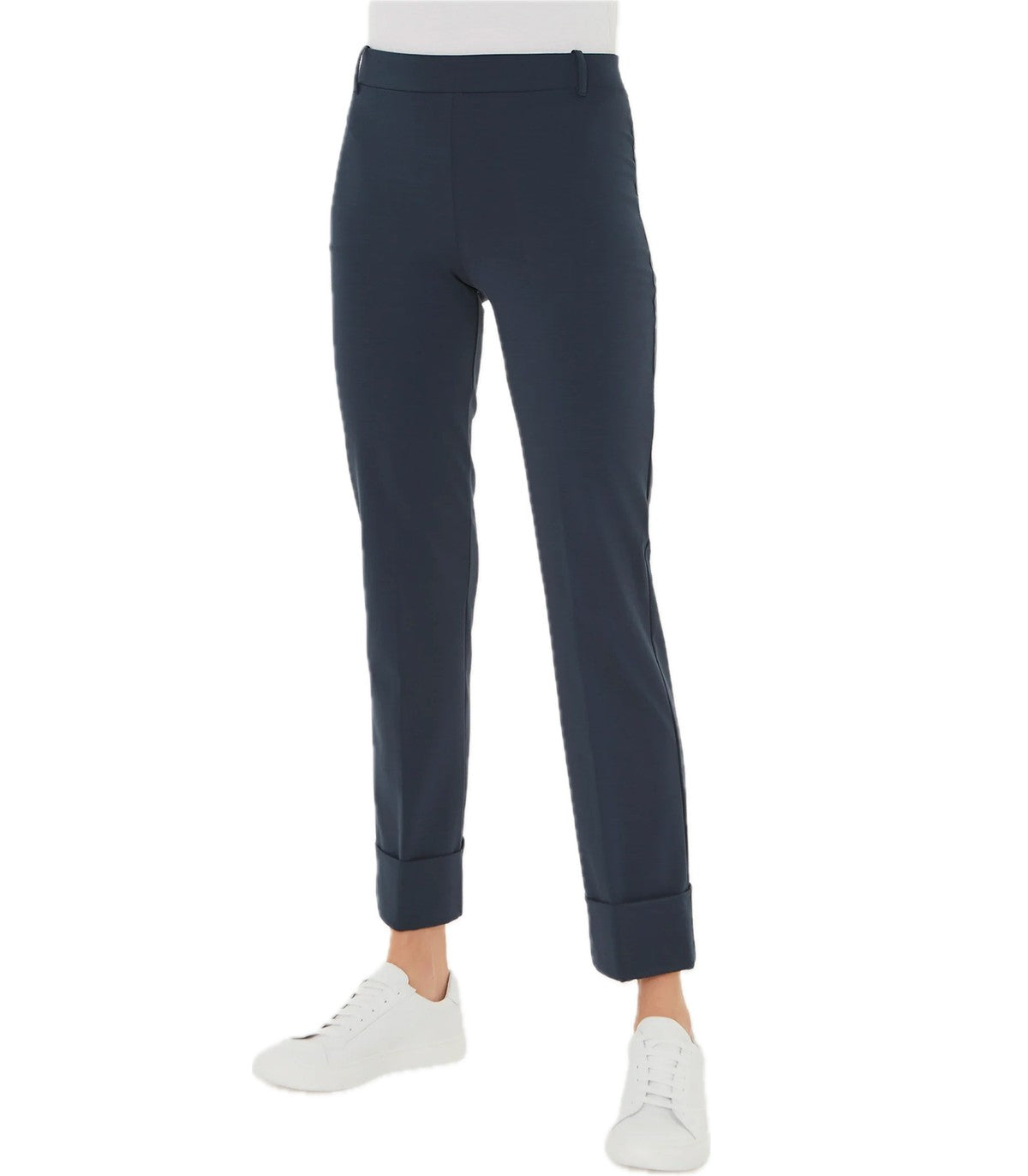 Pantalone slim dritto in Compact Light r