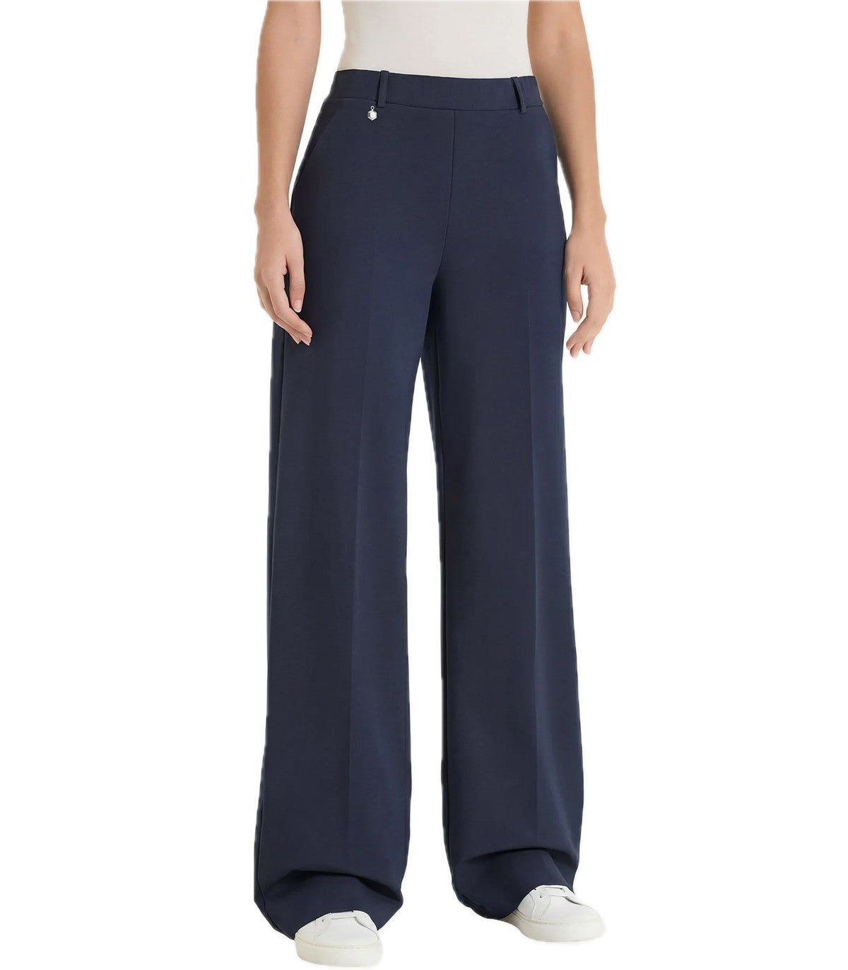 Pantalone a palazzo con tasche in Compa