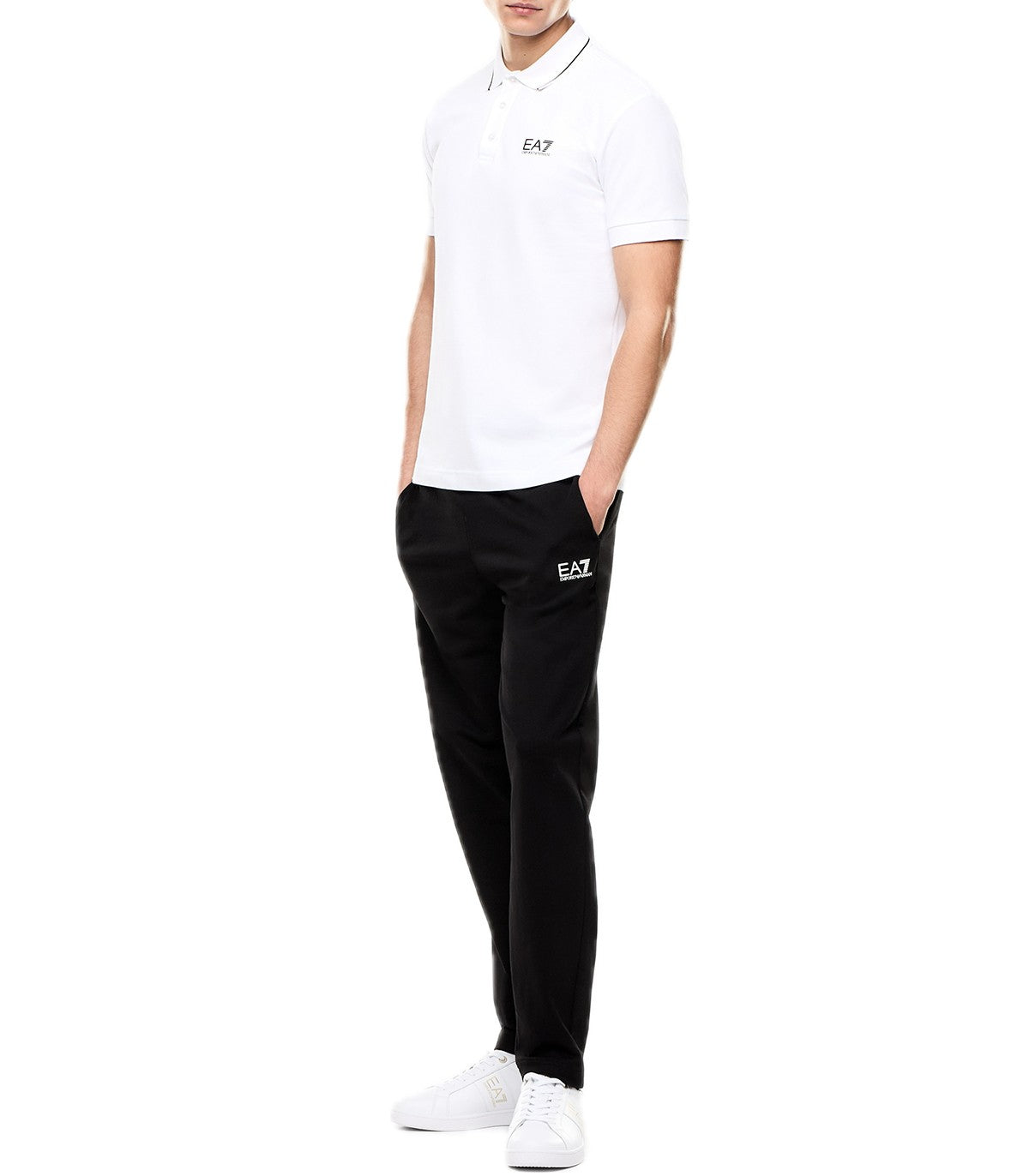 Polo in piquet Uomo Emporio Armani EA7