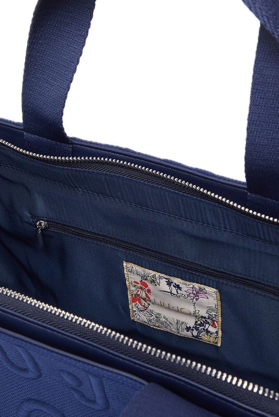 Borsa tote media in maglia Liu Jo