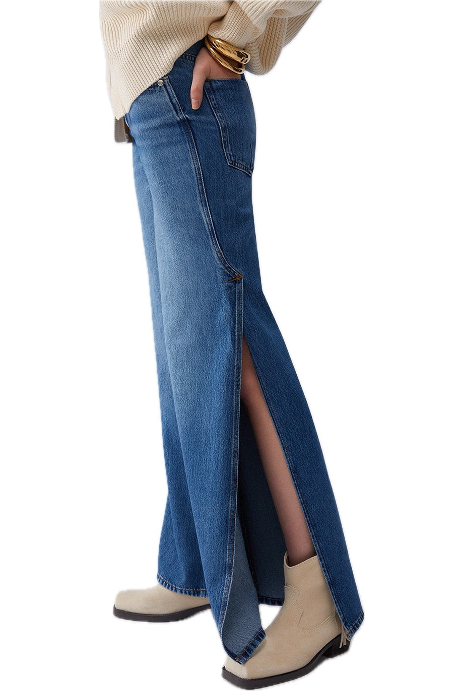 Jeans flare con spacchi laterali Liu Jo