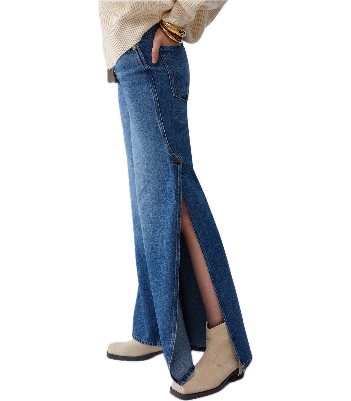 Jeans flare con spacchi laterali Liu Jo