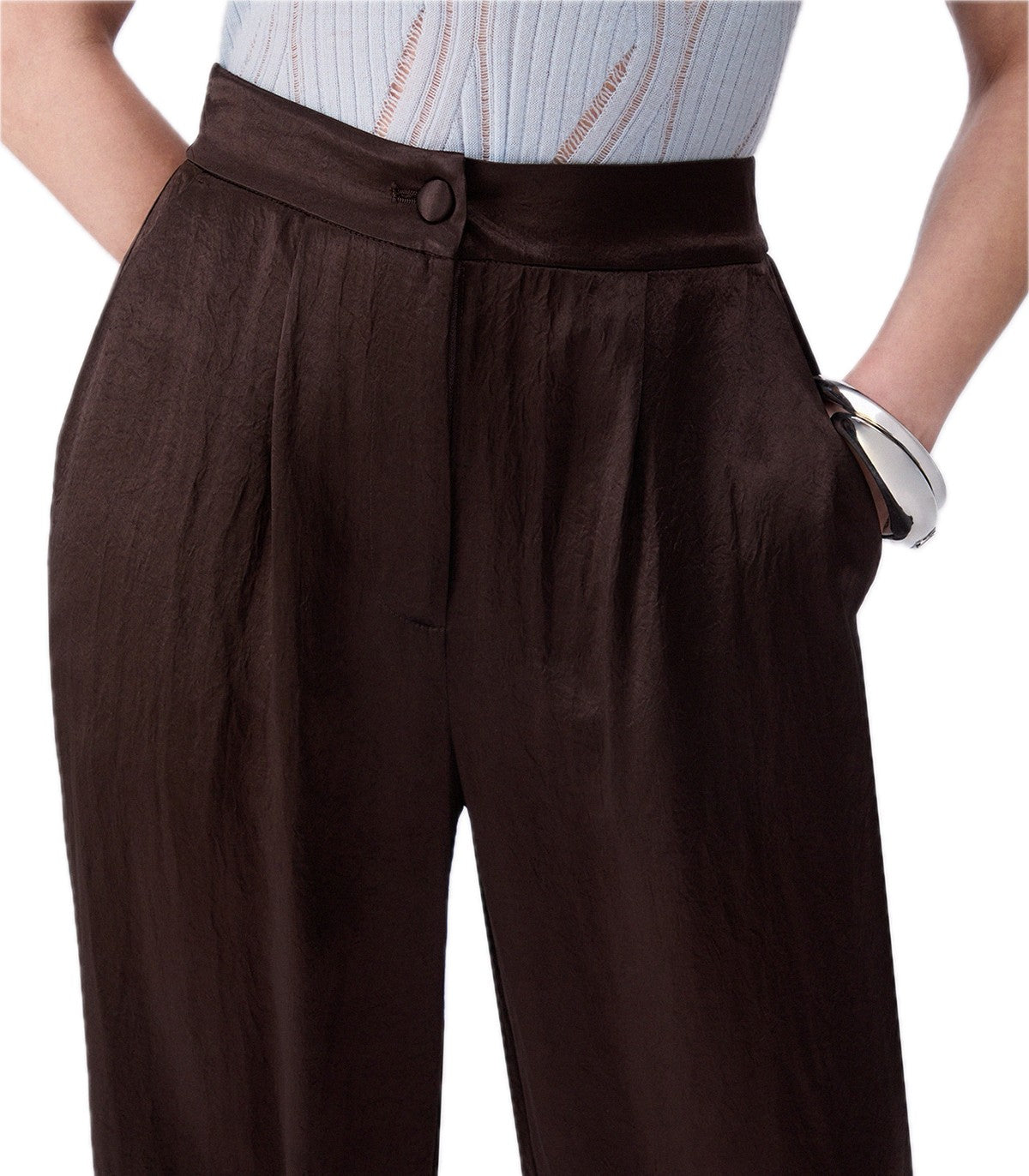 Pantaloni in raso Liu Jo