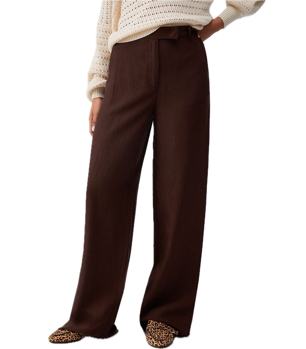 Pantaloni misto lino Liu Jo