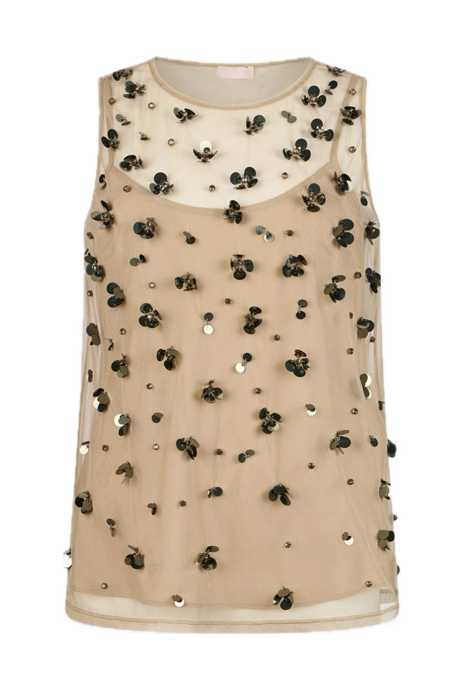 Top in tulle ricamato Liu Jo