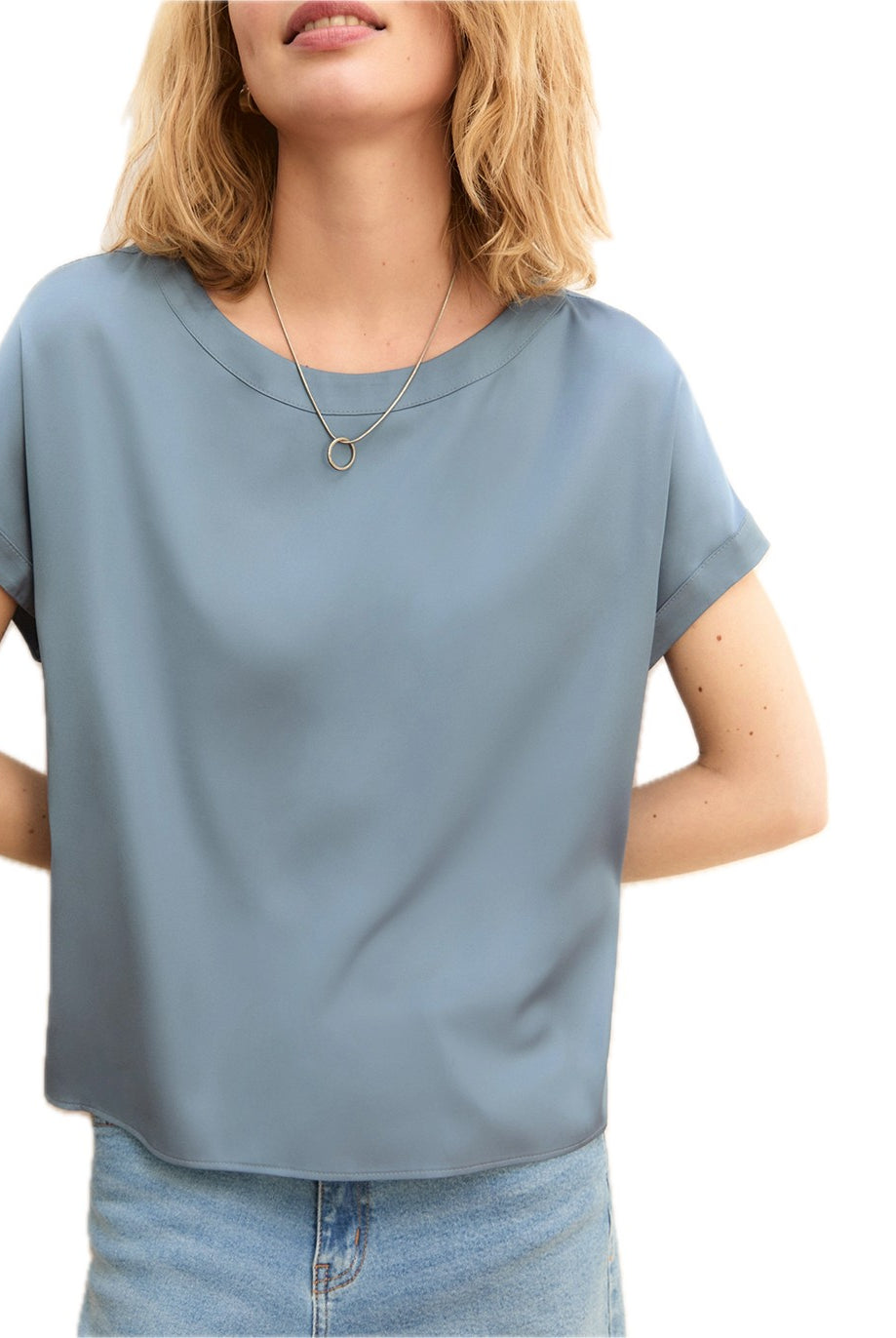 Blusa in raso stretch Emme Marella Ramo