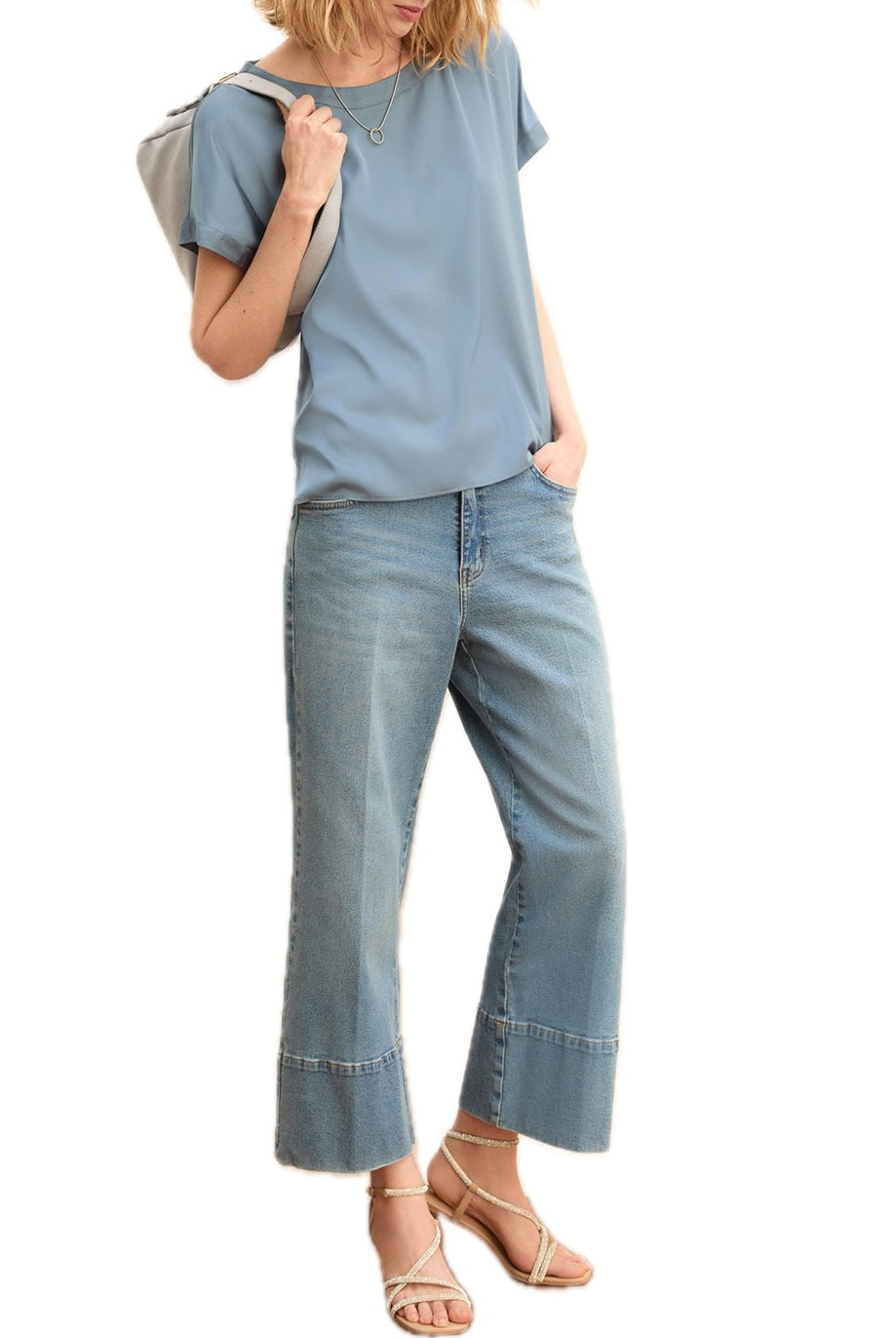 Blusa in raso stretch Emme Marella Ramo