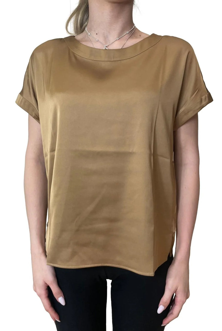 Blusa in raso stretch Emme Marella Ramo