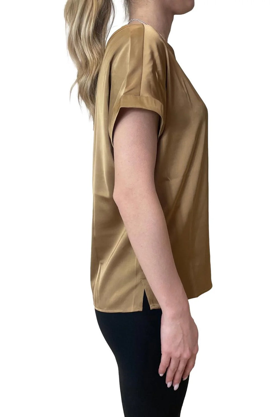 Blusa in raso stretch Emme Marella Ramo