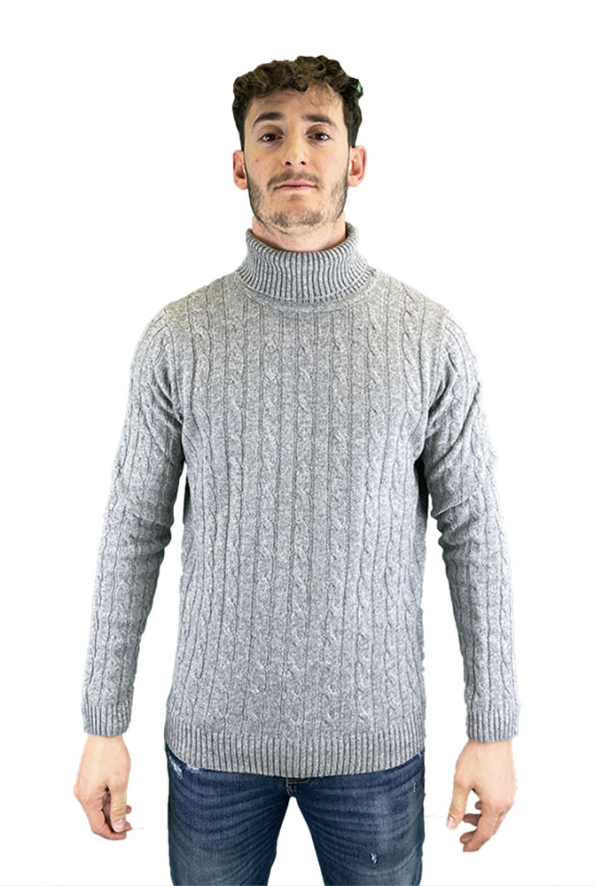 Maglione Collo Alto Uomo EllemmeTrecce