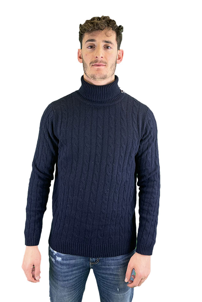 Maglione Collo Alto Uomo EllemmeTrecce