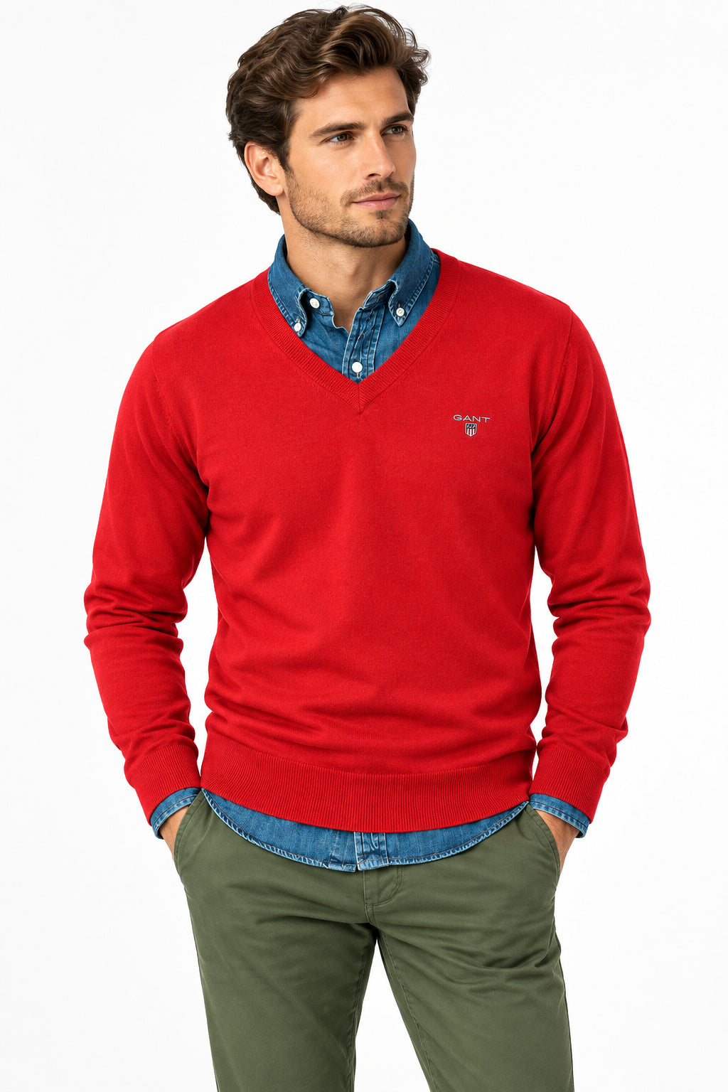 Maglioncino scollo V Gant