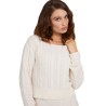 Maglione a trecce Donna Guess