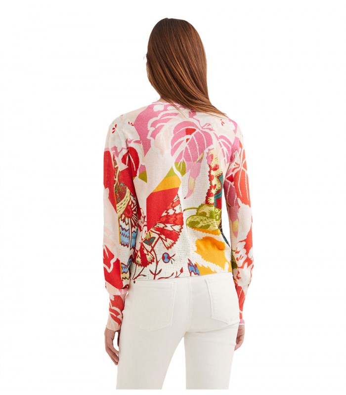 Maglia Donna Desigual stampa tropicale