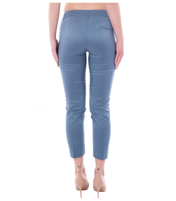 Pantaloni slim in popeline Donna Emme Marella