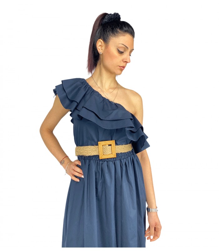 xt one photo dress blue