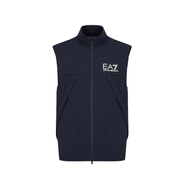 EA7 Emporio Armani Vest slim fit dark blue - RICORDI