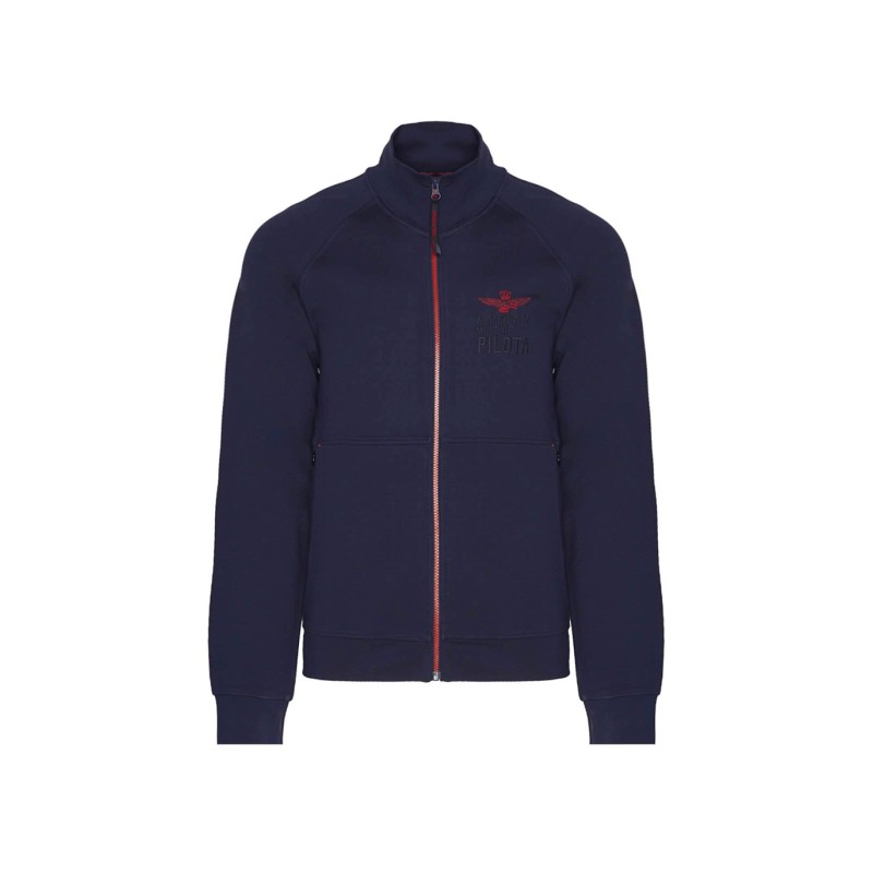 Felpa full zip Uomo Aeronautica Militare