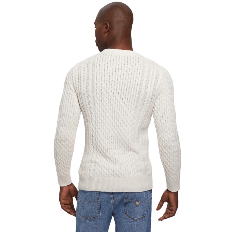 Maglione a trecce Uomo Guess