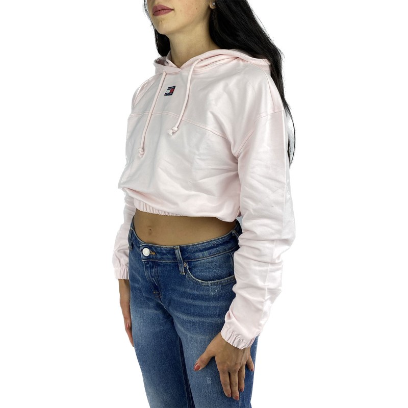 Felpa crop Donna Tommy Jeans