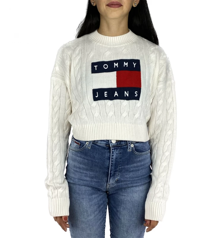 Tommy Jeans crop Pullover